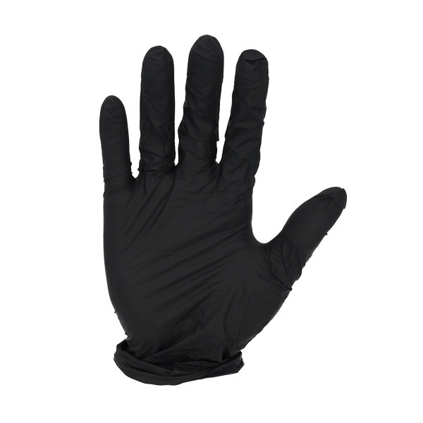 Cleaning gloves (S) | black powder free | Nitrile | 123ink | 100-pack SDR07294 - 3
