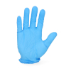 Cleaning gloves (S) | blue powder free | Nitrile | 123ink | 100-pack SDR07304 - 3
