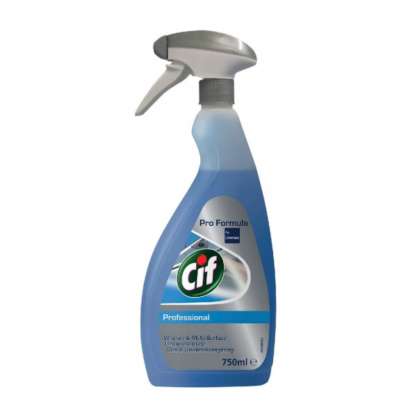 Cleaning spray 750ml | multi-surface and window | Cif Professional 299161 - 1