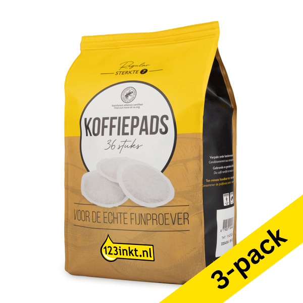 Coffee pads | 123ink dark roast coffee pads | 36 pack x3 301200 - 1