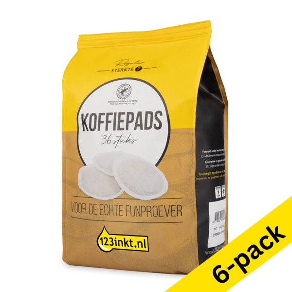 Coffee pads | 123ink regular | 36 pack x6 404258 - 1