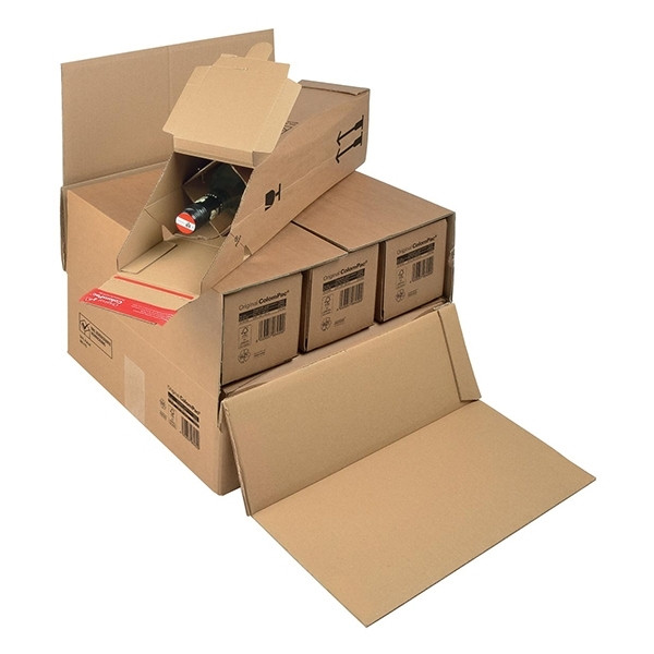 ColomPac shipping box for bottles 375mm x 365mm x 250mm 15 pack