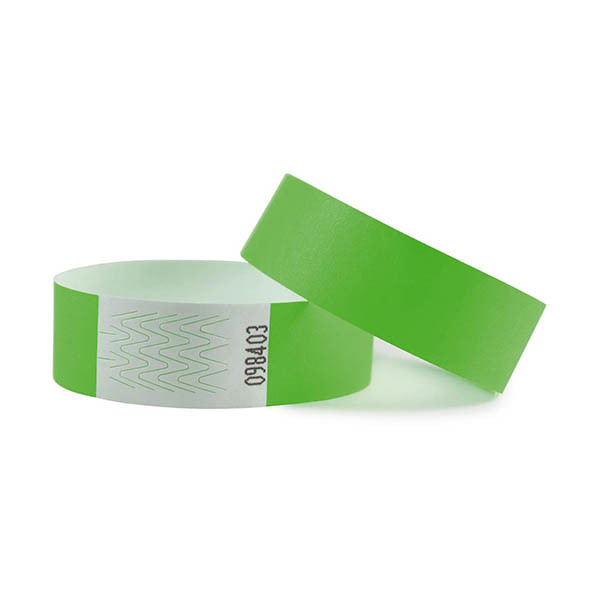 Combicraft green wristbands | 100-pack 221437 - 1