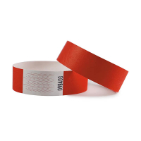 Combicraft red wristbands | 100-pack 221439