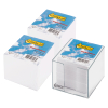 Combo offer: 1 x 123ink memo cube + 3 x 123ink memo cube refill (1000 sheets)