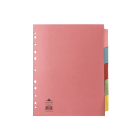 | Cardboard tabs (5 coloured tabs) | A4, 11-hole | Concord IE000591