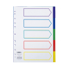 | Plastic tabs (5 coloured tabs) | A4, 11-hole | Concord IE000781 - 1