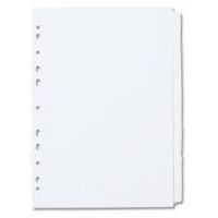Cardboard tabs (10 white tabs) | A4, 11-hole | Concord 235162