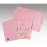 Cardboard tabs (5 coloured tabs) | A4, 11-hole | Concord 235159 - 1