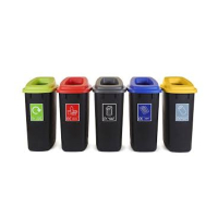 Contico 90L yellow recycle lid IE000408