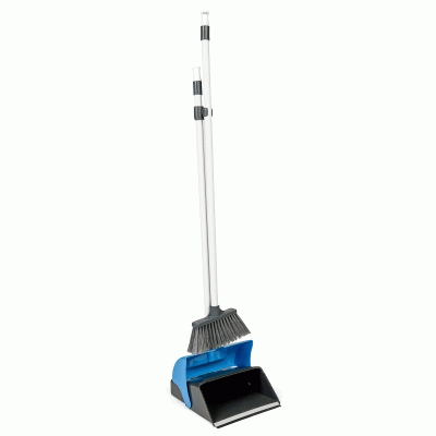 Dustpan and brush | lobby set | blue | Contico Economy IE000428 - 1