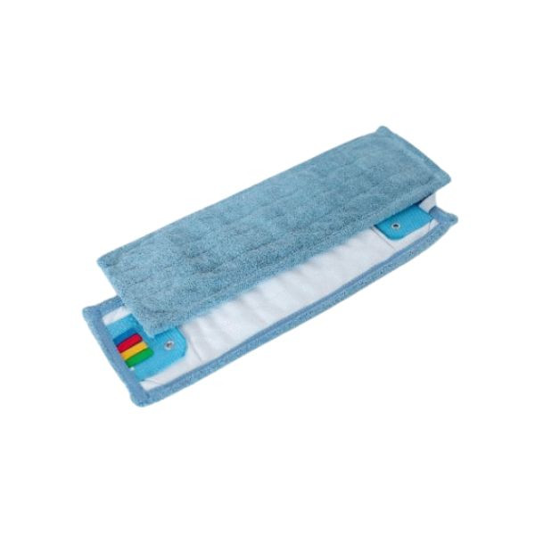 Flat mop | microfibre blue | Contico King Speedy economy IE000384 - 1