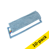 Flat mop head 40cm | velcro microfibre blue | Contico economy | 10-pack IE000415 - 1