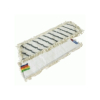 Flat mop head 40cm | velcro microfibre white/grey | Contico IE000418 - 1