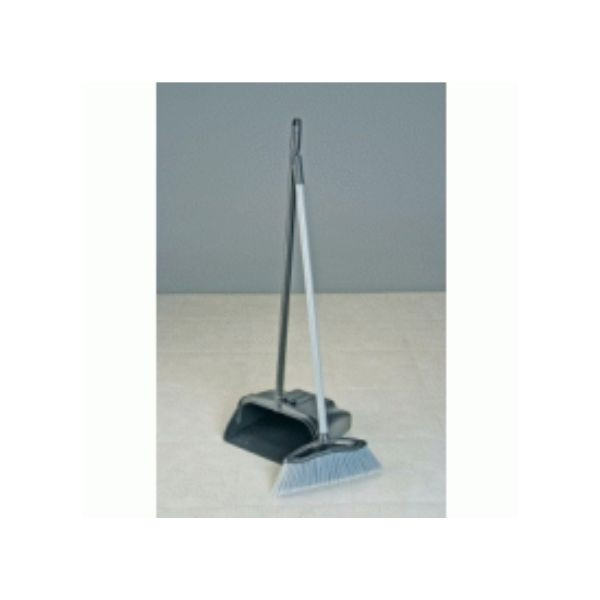 Contico Hi-profile plastic lobby dustpan/ brush set with clip IE000432 - 1