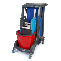 Janitor trolley |  kentucky & flat mop | Contico Vega rapid response IE000442