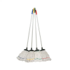 Kentucky mop handle with plastic clip | yellow | light aluminum | Contico IE000368 - 2