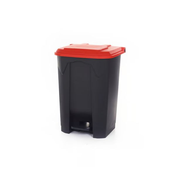 Waste bin (45L) | Contico red lid IE000401 - 1