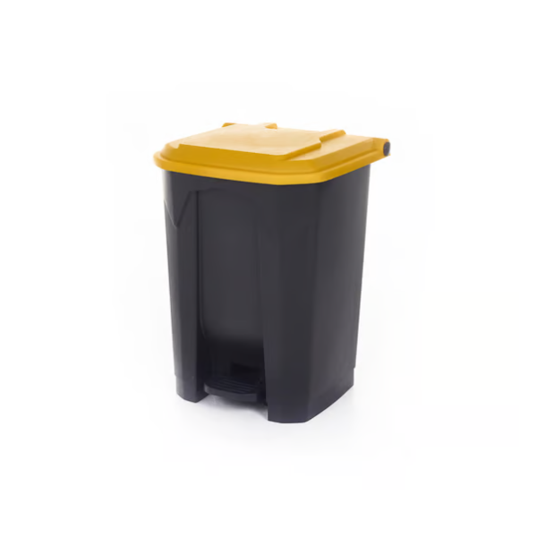 Waste bin (45L) | Contico yellow lid IE000402 - 1