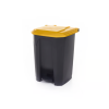 Waste bin (45L) | Contico yellow lid IE000402 - 1