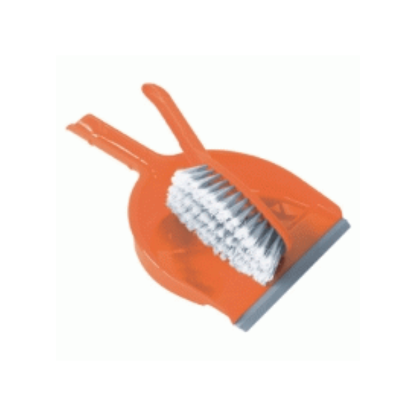 Contico small red dust pan brush set IE000426 - 1