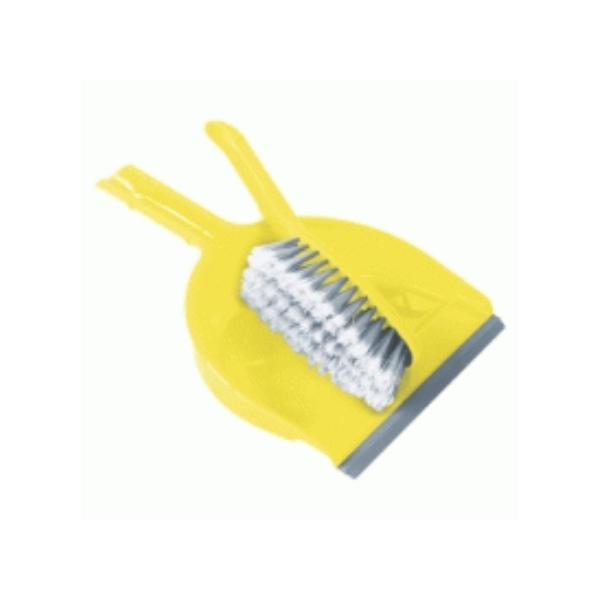 Contico small yellow dust pan brush set IE000427 - 1