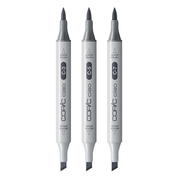 Copic Ciao Shade Dark Cool Grey marker set (4-pack) 22075422 311031 - 3