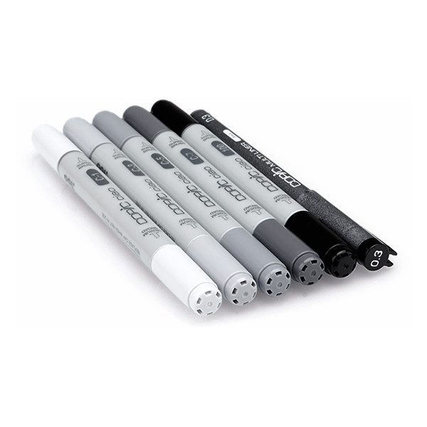 Copic Ciao cool grey tones marker set 6 pack
