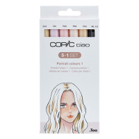 Copic Ciao portrait colours marker set 1 (6-pack) 22075552 311012