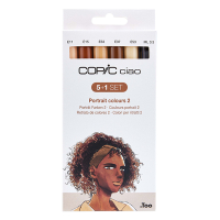 Copic Ciao portrait colours marker set 2 (6-pack) 22075553 311013