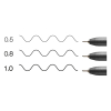 Fineliner | 0.5mm-1mm | black | Copic Multiliner | 3-pack 311018 - 3