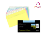 Creative Colour Envelopes DL+ Assorted Pk. of 25 25456 246247 - 1