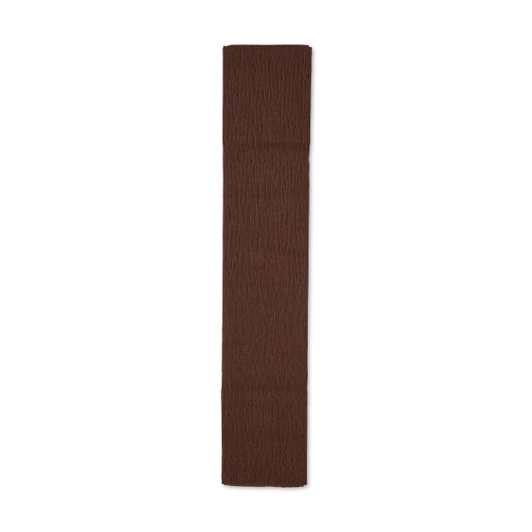 Crepe paper 250cm x 50cm | 123ink | chocolate brown 301687 - 1
