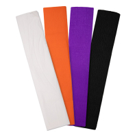 Crepe paper 250cm x 50cm | 123ink | halloween | 4-pack 302330