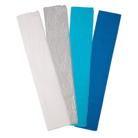 Crepe paper 250cm x 50cm | 123ink | winter | 4-pack 302347