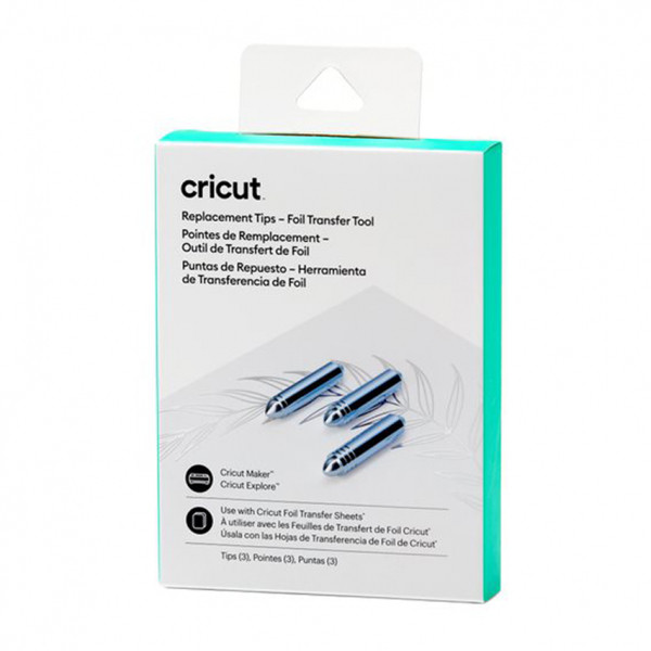 Cricut Explore/Maker replacement transfer foil tips (3-pack) 904324 257056 - 1