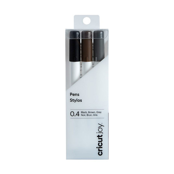 Cricut Joy black/brown/grey narrow tip pen set (3-pack) 904295 257067 - 1