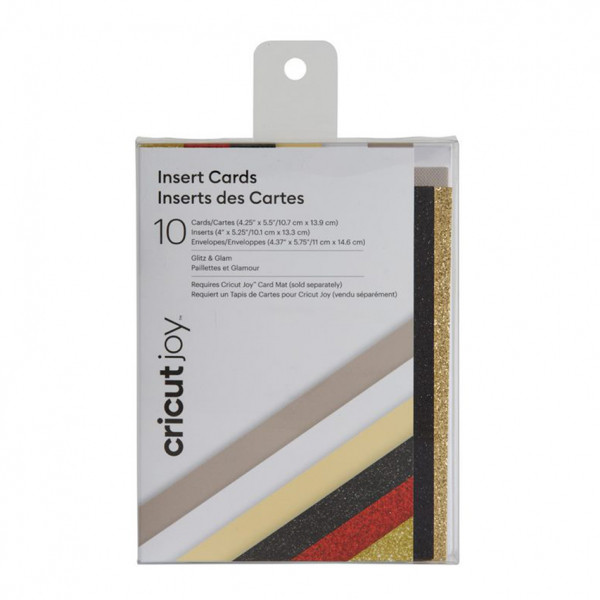 Cricut Joy insert cards glitter and glamor, 13.9cm x 10.7cm (10-pack) 903785 257027 - 1
