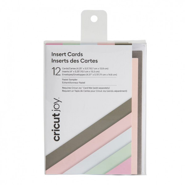 Cricut Joy pastel insert cards, 13.9cm x 10.7cm (12-pack) 904320 257018 - 1