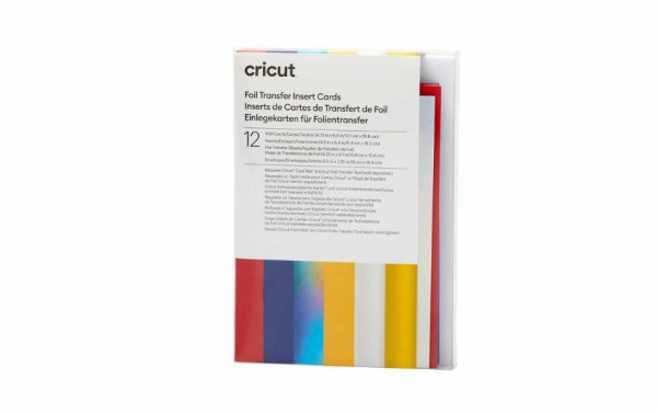 Cricut R40 foil celebration insert cards, 12.1cm x 16.8cm (12-pack) 221539 - 1