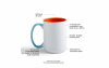 Cricut Sahara orange/blue mug, 440ml 221512 - 2