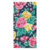 Crystal Art Pretty Flowers diamond painting card, 11cm x 22cm