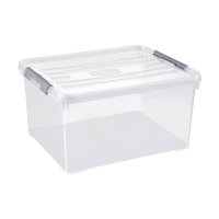 Curver Handy+ transparent storage box, 35 litres 243877