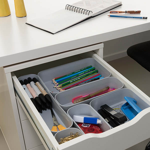 Curver Infinity light grey square drawer unit, 1 litre 243872 - 4
