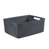 Curver Jute dark grey M storage basket, 12 litres 243859 - 1