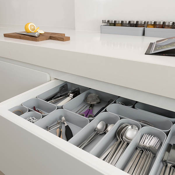 Organiser for drawer unit 0.7L | light grey | Curver Infinity 243870 - 5