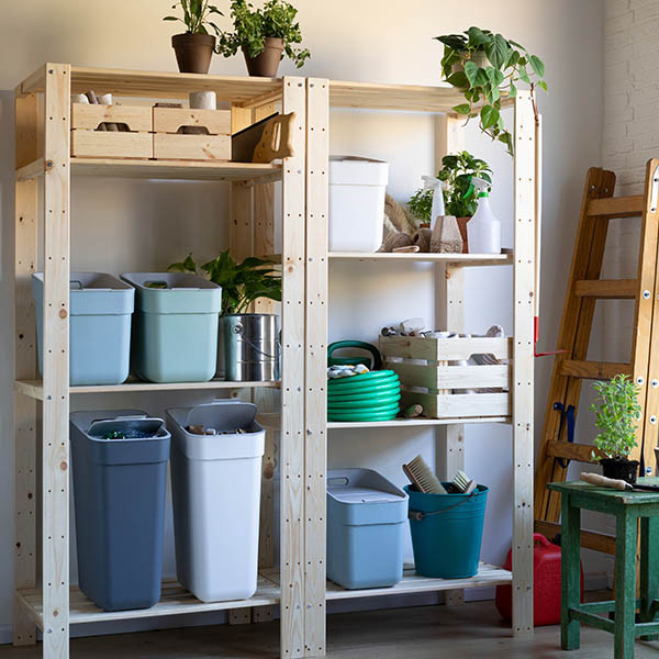 Curver Ready to Collect grey waste bin, 30 litres 243888 - 4