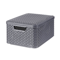 Storage basket 30L | anthracite | Curver Style 243864