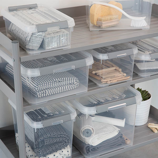 Storage box 12L | transparent | Curver Handy+ 243875 - 3