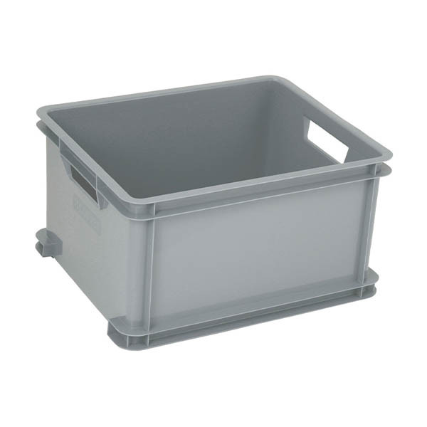 Curver Unibox silver classic L crate, 30 litres 243882 - 1